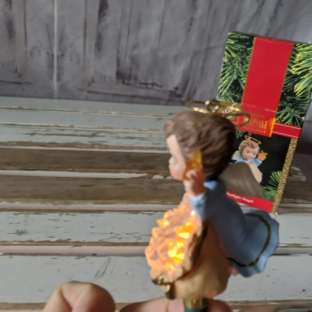 Hallmark 1990‎ STARLIGHT ANGEL Hang the Stars Magic